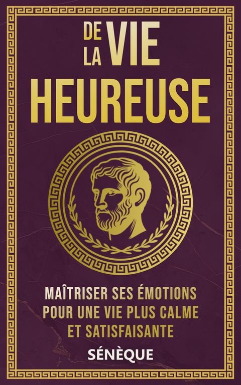 Couverture de « De la vie heureuse »